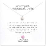 Dogeared&#34;Accomplish Magnificent Things&#34; Necklace, Sterling Silver 16&#34;