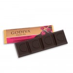 Godiva Chocolatier Belgium Dark Chocolate with Raspberry Bar, 1.5 ounce bar, Great as a Gift, Chocolate Treats, Chocolate Bars, 24 Pack
