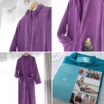 Alexander Del Rossa Women's Zip Up Fleece Robe, Long Warm Fitted Bathrobe