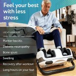 Cloud Massage Shiatsu Foot Massager Machine -Increases Blood Flow Circulation, Deep Kneading, with Heat Therapy -Deep Tissue, Plantar Fasciitis, Diabetics, Neuropathy