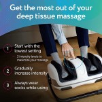 Cloud Massage Shiatsu Foot Massager Machine -Increases Blood Flow Circulation, Deep Kneading, with Heat Therapy -Deep Tissue, Plantar Fasciitis, Diabetics, Neuropathy