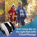 Cloud Massage Shiatsu Foot Massager Machine -Increases Blood Flow Circulation, Deep Kneading, with Heat Therapy -Deep Tissue, Plantar Fasciitis, Diabetics, Neuropathy