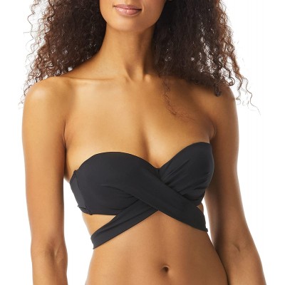 Coco Reef Five Way Bra Sized Underwire Bikini Top - Convertible Neckline, Removable Straps