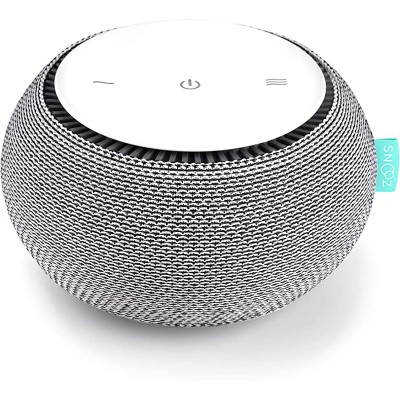 SNOOZ White Noise Sound Machine - Real Fan Inside for Non-Looping White Noise Sounds - App-Based Remote Control, Sleep Timer, and Night Light - Cloud