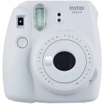 Fujifilm instax Mini 9 Instant Camera (Smokey White) and instax Film Twin Pack (20 Exposures) Bundle