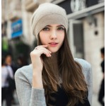 WaySoft 100% Cashmere Beanie for Women in a Gift Box, Oversized Women Beanie Hat