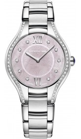 Raymond Weil Women&#39;s 5132-STS-00986 Noemia Analog Display Quartz Silver Watch