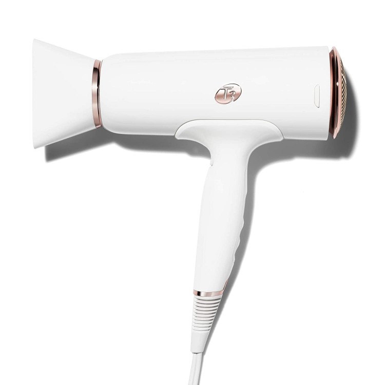 T3 - CURA Hair Dryer | Digital Ionic Professional Blow Dryer | Fast Drying, Volumizing Wide Air Flow | Frizz Smoothing | Multiple Speed and Heat Settings | Cool Shot