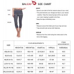 BALEAF Women&#39;s Capri Leggings High Waisted Yoga Pants Stretch 3/4 Workout Exercise Capris with Pockets