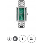 JBW Luxury Women&#39;s Mink J6358 0.12 ctw 12 Diamond Gold Plated Wrist Watch with Stainless Steel Bracelet, 28mm
