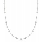 Ross-Simons 10.00 ct. t.w. Bezel-Set CZ Station Necklace in Sterling Silver