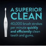 TAO Clean Umma Diamond Sonic Toothbrush and Cleaning Station – Super Nova White – Electric Toothbrush with Ergonomic Handle, Dual Speed Settings