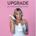 TAO Clean Umma Diamond Sonic Toothbrush and Cleaning Station – Super Nova White – Electric Toothbrush with Ergonomic Handle, Dual Speed Settings