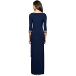 Alex Evenings Women's Dress with Keyhole Cutout (Petite and Regular)