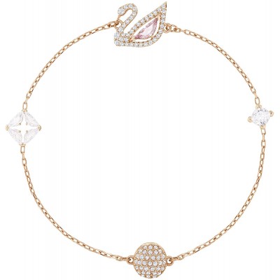 SWAROVSKI Women's Dazzling Swan Crystal Jewelry Collection, Rose Gold Finish