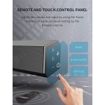 Sound Bar, TV Sound Bar with Subwoofer, 120W 2.1 Soundbar, Wired &amp; Wireless Bluetooth 5.0 Speaker for TV, 34 Inch, HDMI/Optical/Aux/USB, Wall Mountable, Bass Adjustable Surround Sound for Home Theater