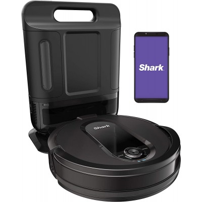 Shark IQ Robot Self-Empty XL RV101AE, Robotic Vacuum, IQ Navigation, Home Mapping, Self-Cleaning Brushroll, Wi-Fi Connected, Works with Alexa