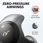 Soundcore by Anker Spirit Dot 2 True Wireless Earbuds, Deep Bass, IPX7 Waterproof, Sweatproof, 16H Playtime, Fast Charge, Comfortable AirWings, Bluetooth 5, Sports Earphones, Workout, Gym, Jogging