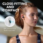 Soundcore by Anker Spirit Dot 2 True Wireless Earbuds, Deep Bass, IPX7 Waterproof, Sweatproof, 16H Playtime, Fast Charge, Comfortable AirWings, Bluetooth 5, Sports Earphones, Workout, Gym, Jogging