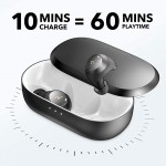 Soundcore by Anker Spirit Dot 2 True Wireless Earbuds, Deep Bass, IPX7 Waterproof, Sweatproof, 16H Playtime, Fast Charge, Comfortable AirWings, Bluetooth 5, Sports Earphones, Workout, Gym, Jogging