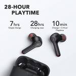 Anker Soundcore Liberty Air 2 Wireless Earbuds, Diamond-Inspired Drivers, Bluetooth Earphones, 4 Mics, Noise Reduction, 28H Playtime, HearID, Bluetooth 5, Wireless Charging, for Calls, Home Office