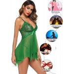 Avidlove Lingerie for Women Lace Babydoll Sleepwear Boudoir Outfits Plus Size Langeray S-5XL