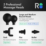 REATHLETE DEEP4S Percussive Therapy Device – Massage Gun for Muscle Treatment – Handheld, Wireless Deep Tissue Massage – Ideal for Back, Shoulder, Arms, Glutes, Calf’s - Full Body Pain Relief