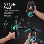 REATHLETE DEEP4S Percussive Therapy Device – Massage Gun for Muscle Treatment – Handheld, Wireless Deep Tissue Massage – Ideal for Back, Shoulder, Arms, Glutes, Calf’s - Full Body Pain Relief