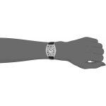 Christian Van Sant Women&#39;s Chic Stainless Steel Quartz Leather Strap, Black, 16 Casual Watch (Model: CV4840)