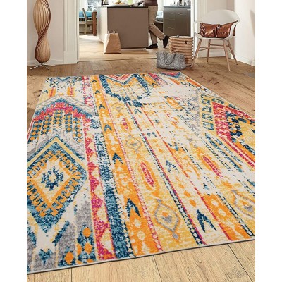 Rugshop Sky Collection Bohemian Area Rug 5&#39; x 7&#39; Multi