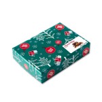 Fannie May Holiday Wrap Pixies, Milk Chocolate Covered Caramel with Pecans, Christmas Candy Gift Box, 1 Lb