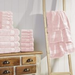 Amrapur Overseas 18-Piece SpunLoft Towel Set, Blush, 27" x 54"