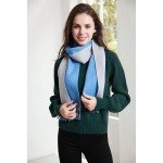 100% Cashmere Winter Scarf with Fringed Edges for Women, Warm &amp; Soft, Gift Ready, Colors Available in Solid/Plaid/Two-Tone