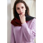 100% Cashmere Winter Scarf with Fringed Edges for Women, Warm &amp; Soft, Gift Ready, Colors Available in Solid/Plaid/Two-Tone