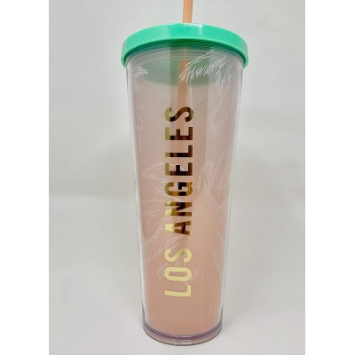 Starbucks Los Angeles 24 oz Venti Cold Cup Traveler Tumbler