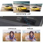WiFi Projector, Native 1080P Full HD Video Projector, Bluetooth Projector, FANGOR 7500L/250 Display/ Contrast 8000: 1 Theater Movie Projector with Wireless Mirror to Phone/pad/Android Phones