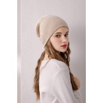 Aspen Double Layered 100% Cashmere Beanie High-Performance Cashmere Ski Beanie