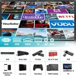 TMY Projector 7500 Lumens with 100 Inch Projector Screen, 1080P Full HD Supported Video Projector, Mini Movie Projector Compatible with TV Stick HDMI VGA USB TF AV, for Home Cinema &amp; Outdoor Movies.