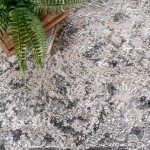 nuLOOM Shaunte Vintage Speckled Area Rug, 5&#39; Square, Silver