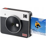 Kodak Mini Shot 3 Retro 3x3” Portable Wireless Instant Camera &amp; Photo Printer, Compatible with iOS, Android &amp; Bluetooth, Real Photo HD 4Pass Technology &amp; Laminated Finish, Premium Quality – White