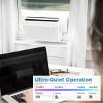 Midea U Inverter Window Air Conditioner 12,000BTU, U-Shaped AC with Open Window Flexibility, Robust Installation,Extreme Quiet, 35% Energy Saving, Smart Control, Alexa, Remote, Bracket Included