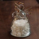 ANLUNOB Flower Birthday Gifts for Women, Angels with Pretty White Roses Thank You Gifts for Wedding