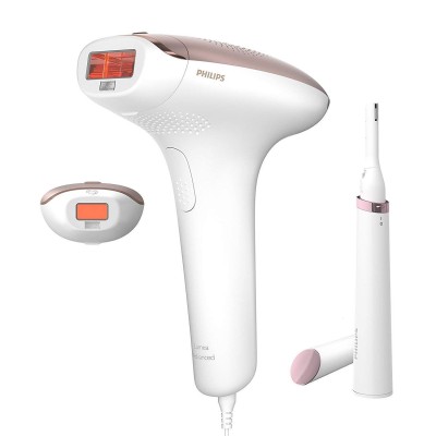 Bri921 Philips lumea Hair remover with 2 Attachments for Face and Body with Satin Compact Touch-up Facial Trimmer