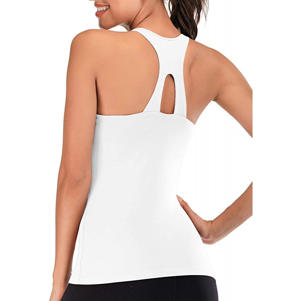 Workout Tank Tops for Women with Built in Bra Womens Tops Yoga