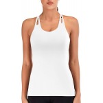 Workout Tank Tops for Women with Built in Bra Womens Tops Yoga Racerback Tank