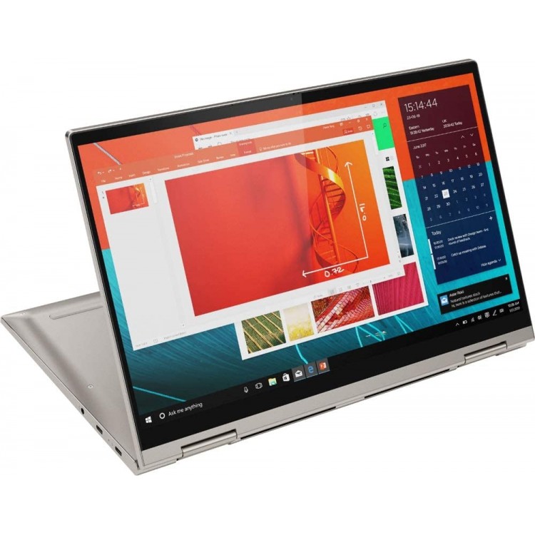 2020 Lenovo Yoga C740 14" FHD IPS Touchscreen Premium 2-in-1 Laptop, 10th Gen Intel Quad Core i5-10210U, 8GB RAM, 256GB PCIe SSD, Backlit Keyboard, Fingerprint Reader, Windows 10, Aluminum Chassis