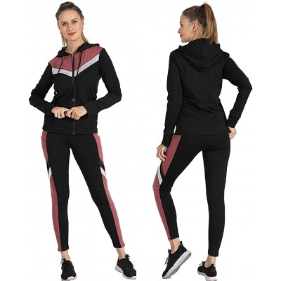 Active Wear Sets-Workout Clothes Gym Wear Track Suits Jacket Pants 3 Pieces Set