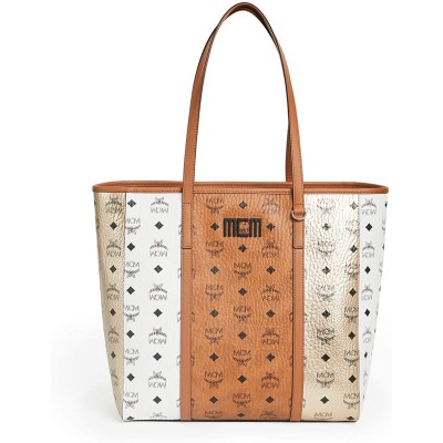 MCM Women's Toni Visetos Mix Medium Shopper Bag