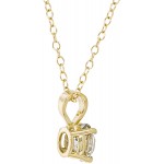 14k Gold Lab-Grown Diamond Pendant Necklace (0.50 cttw, I-J Color, VS2-SI1 Clarity) 18&#34;