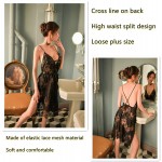 ACEGLOVAN Sexy Lingerie for Women Babydoll Nightgown Chemises Lace Sleepwear V-Neck Sleep Dress Valentine&#39;s Day Pajama